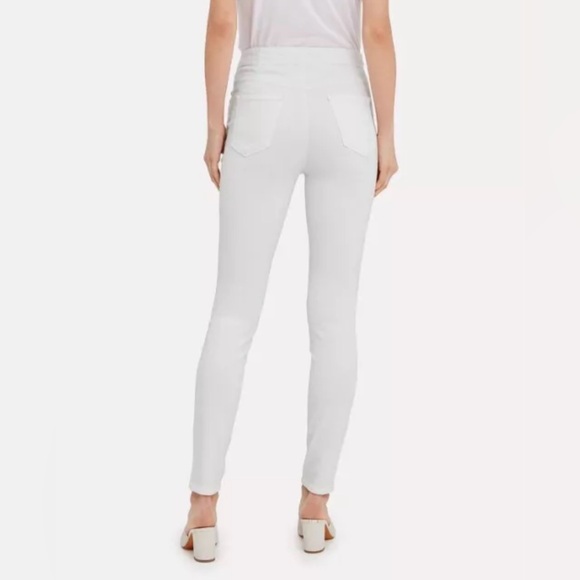 NWT J Brand Natasha in Blanc White Sky High Skinny Stretch Jeans - Picture 3 of 9